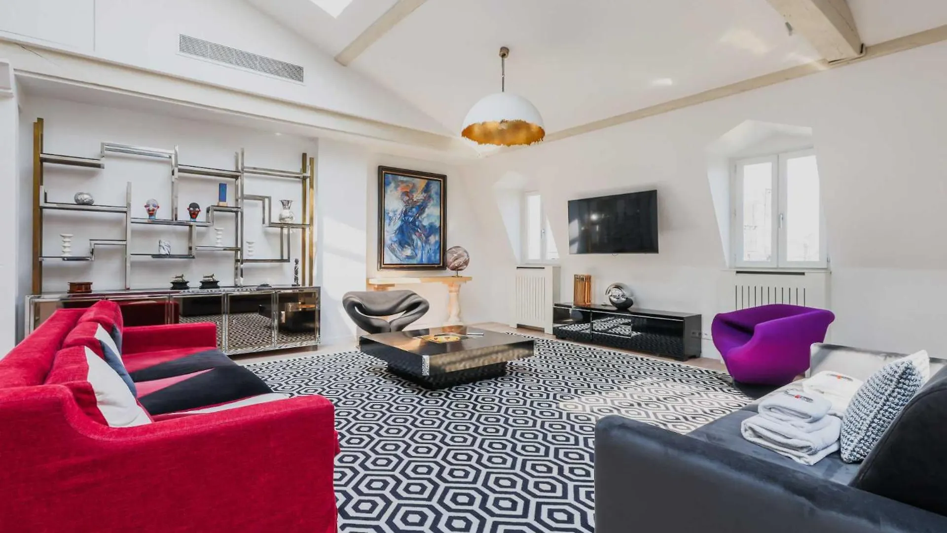Apartment Designer Loft - 2bd-6p- Arc De Triomphe *