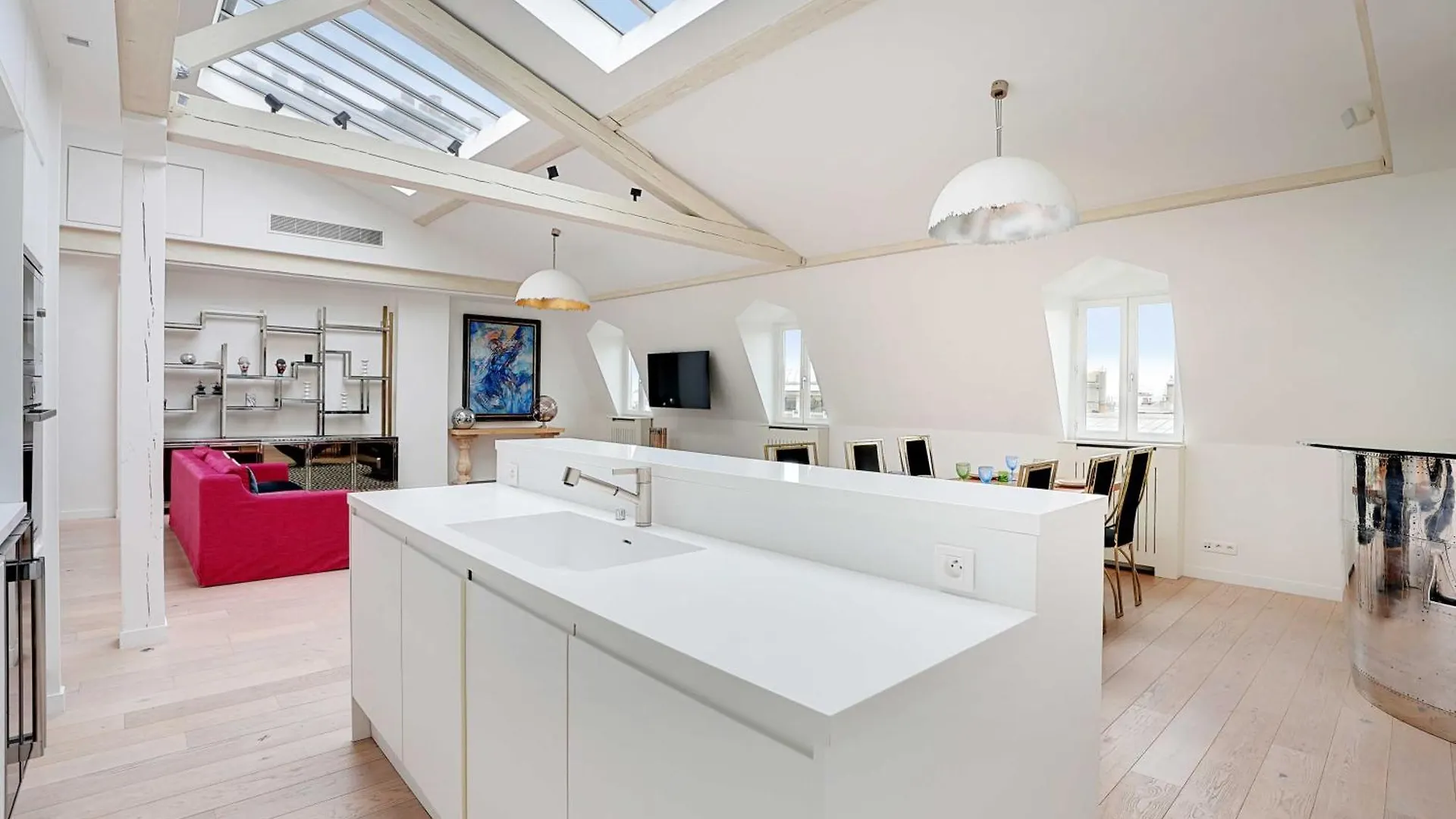 Designer Loft - 2bd-6p- Arc De Triomphe باريس